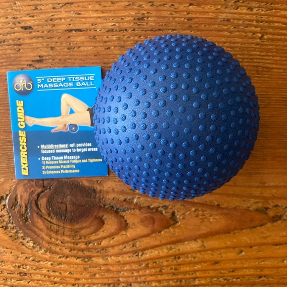 Deep Tissue Massage Ball by Orb 5 Inches in Blue - Picture 4 of 4